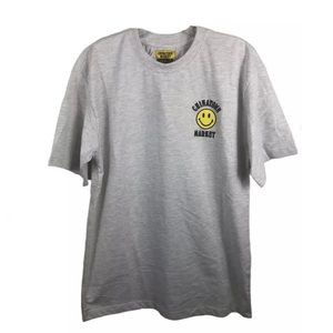 Chinatown Market Smiley Face Heather Gray T-Shirt